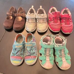 Toddler girl shoe lot size 8